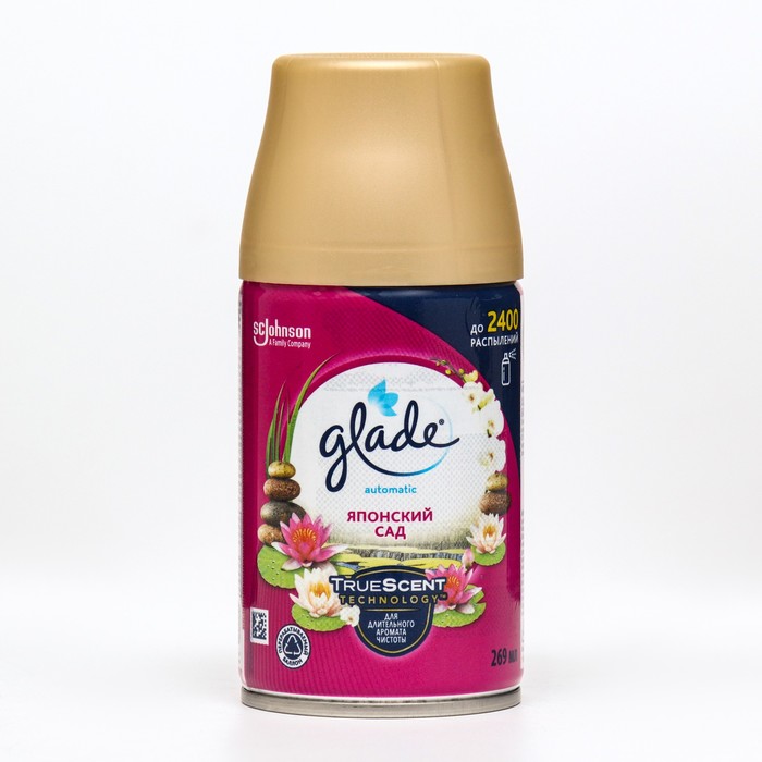 

Сменный баллон Glade Automatic «Японский сад», 269 мл