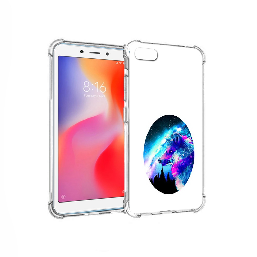 

Чехол MyPads Tocco для Xiaomi Redmi 6A голубой волк (PT113916.305.293), Прозрачный, Tocco