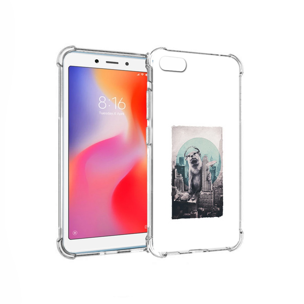 

Чехол MyPads Tocco для Xiaomi Redmi 6A выдра в городе (PT113916.305.283), Прозрачный, Tocco