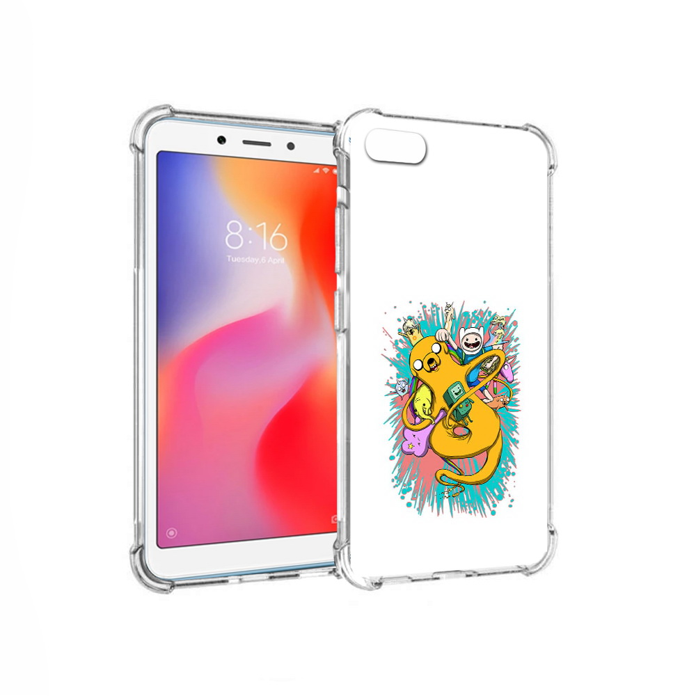 

Чехол MyPads Tocco для Xiaomi Redmi 6A время приключений рисунок (PT113916.305.276), Прозрачный, Tocco