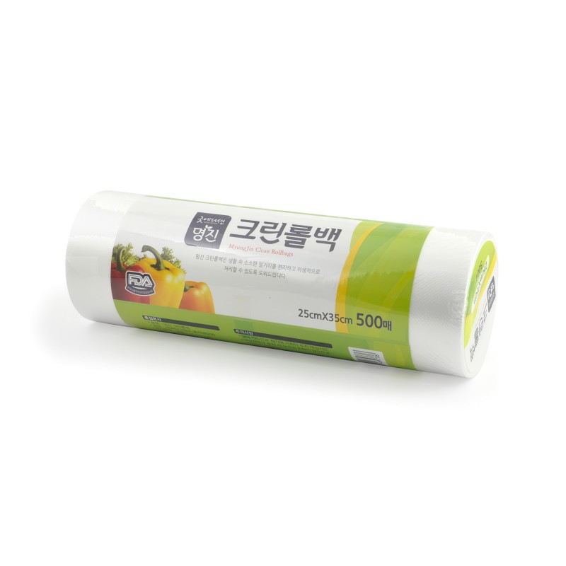 Пакеты полиэтиленовые пищевые в рулоне Myungjin Bags Roll Type, 500 шт, 25 см*35 см