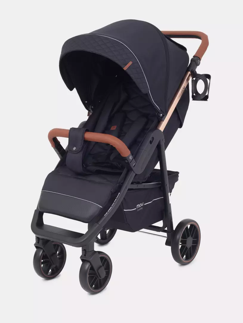 

Коляска прогулочная Mowbaby Ride 2022 от 6 до 36 месяцев Gold Black, Ride