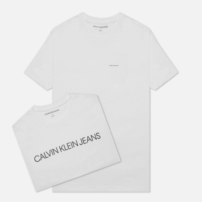 

Комплект футболок мужских Calvin Klein Jeans J30J317598 белых S, J30J317598