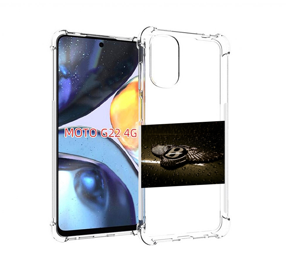 

Чехол MyPads бентли bentley 2 мужской для Motorola Moto G22 4G, Прозрачный, Tocco