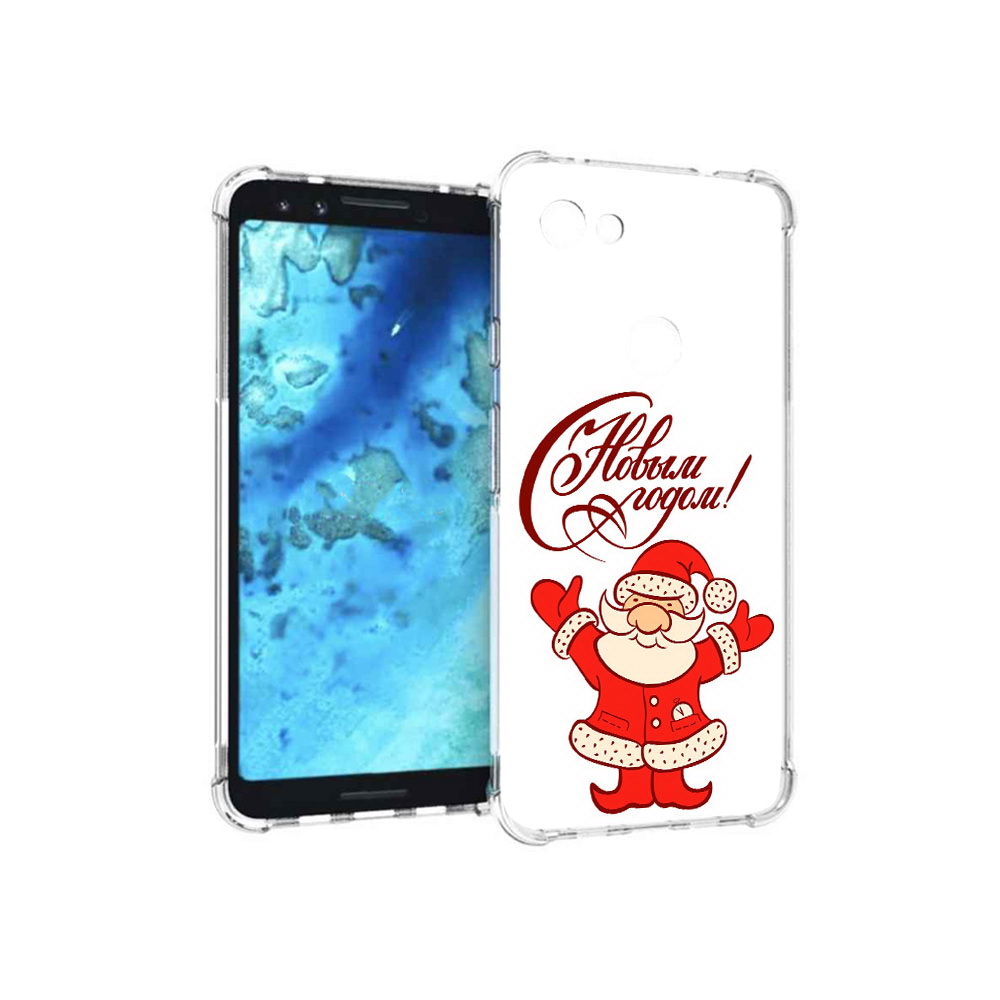 

Чехол MyPads Tocco для Google Pixel 3 Добрый дед мороз с новым годом 2023, Прозрачный, Tocco