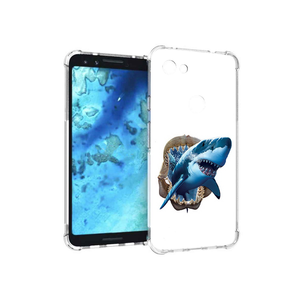 

Чехол MyPads Tocco для Google Pixel 3 челюсти, Прозрачный, Tocco