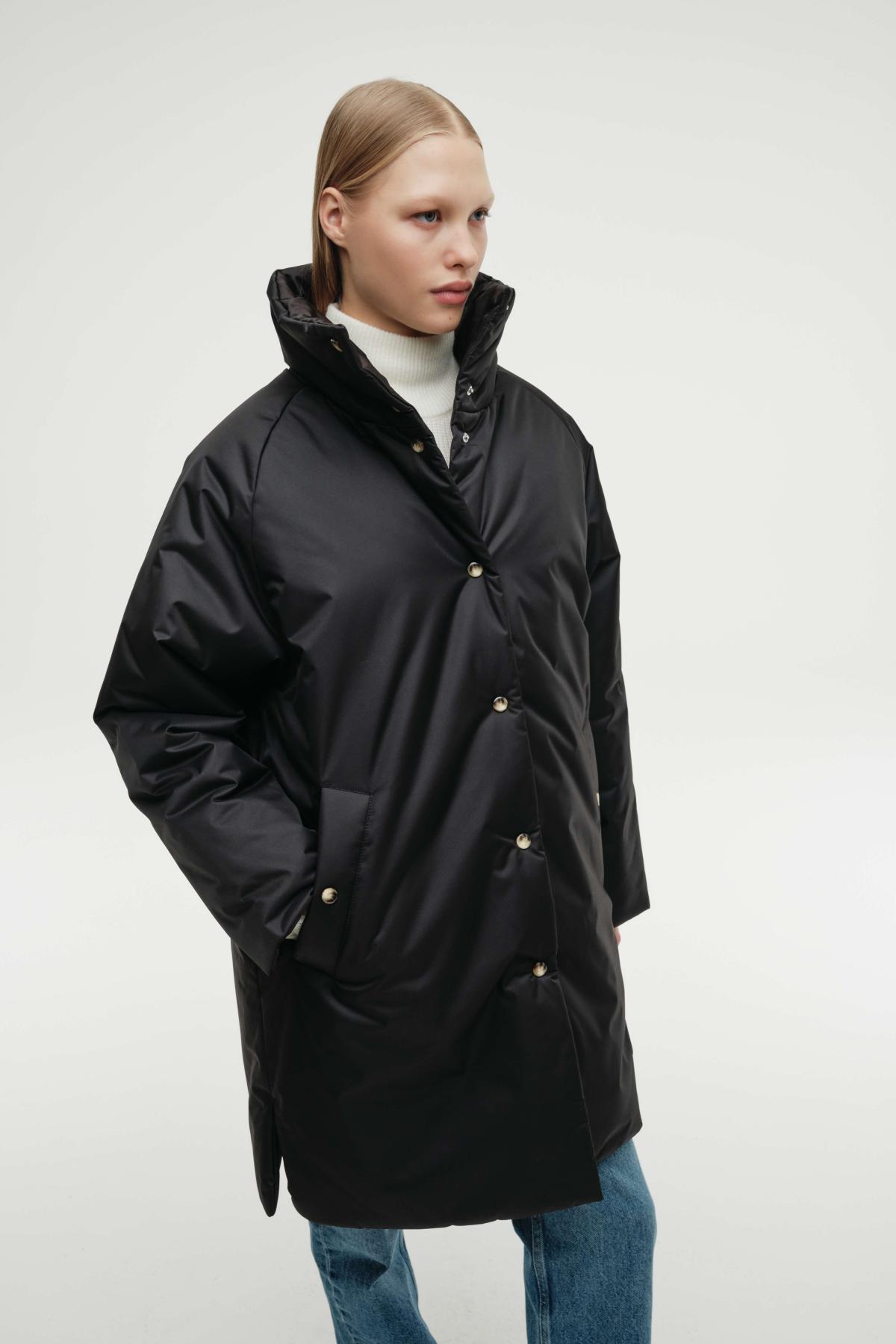 Куртка женская YOUSTORE C10220001 черная 50 RU