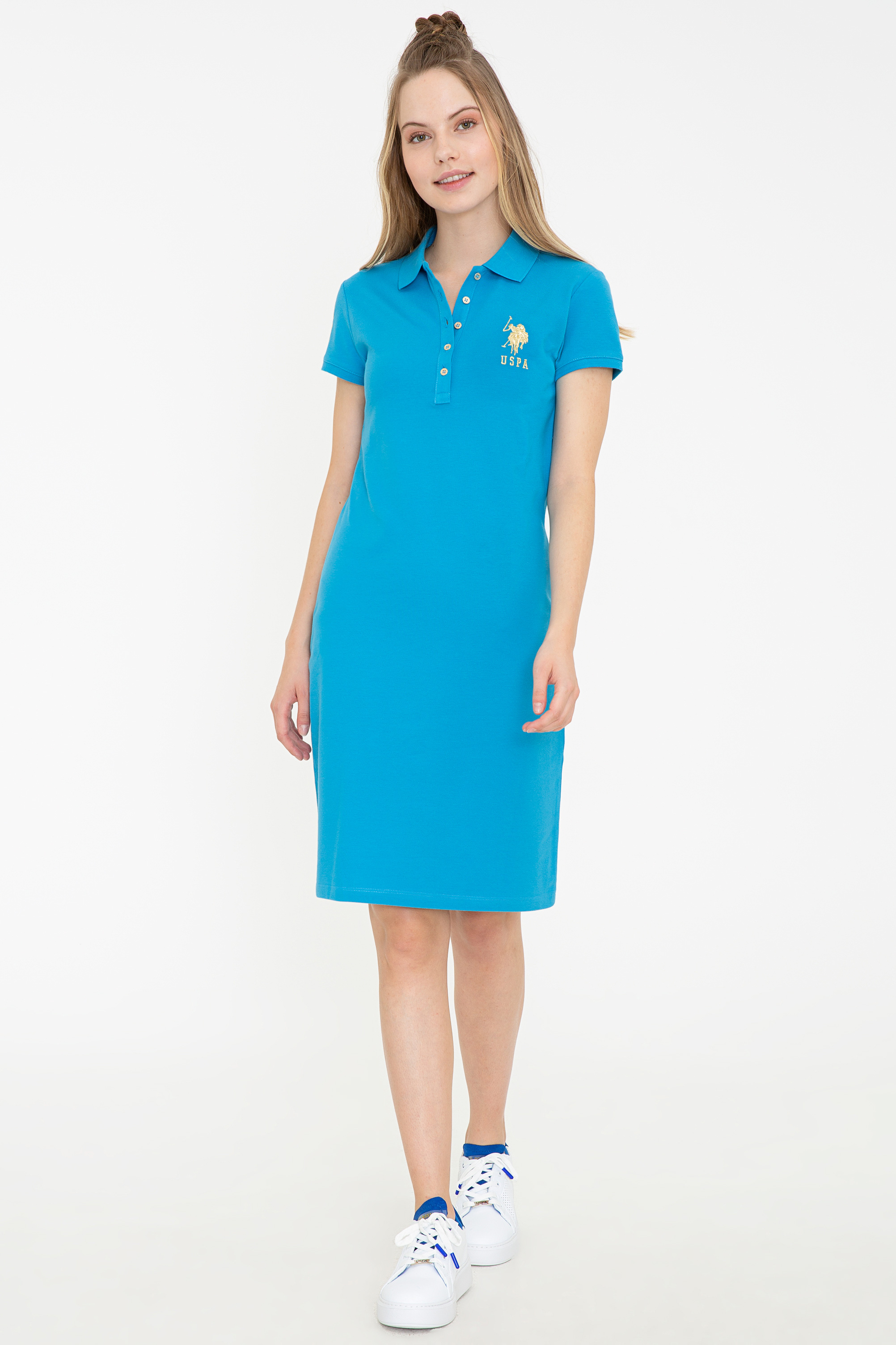 

Платье женское U.S. POLO Assn. G082SZ0750MTS02221-075 голубое 2XS, Голубой, G082SZ0750MTS02221-075