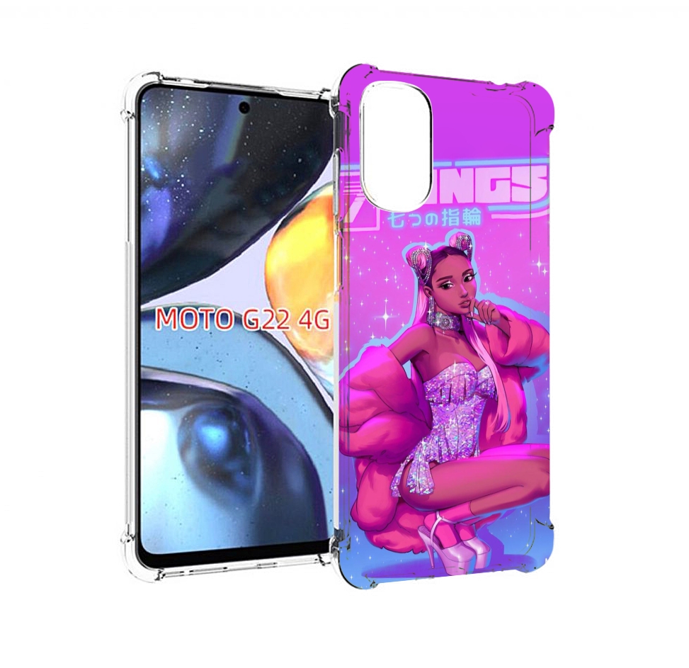 

Чехол MyPads ариана-гранде для Motorola Moto G22 4G, Прозрачный, Tocco