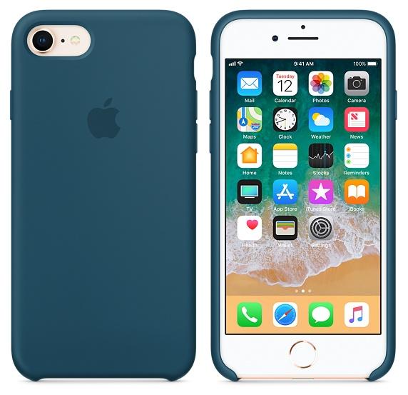 фото Чехол для apple iphone 6/6s silicone case (темно-синий) storex24