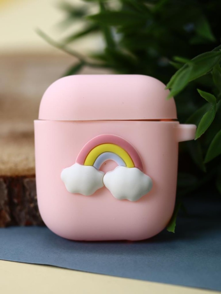 

Чехол iLikeGift для AirPods Pro Mini rainbow, Розовый, Mini rainbow