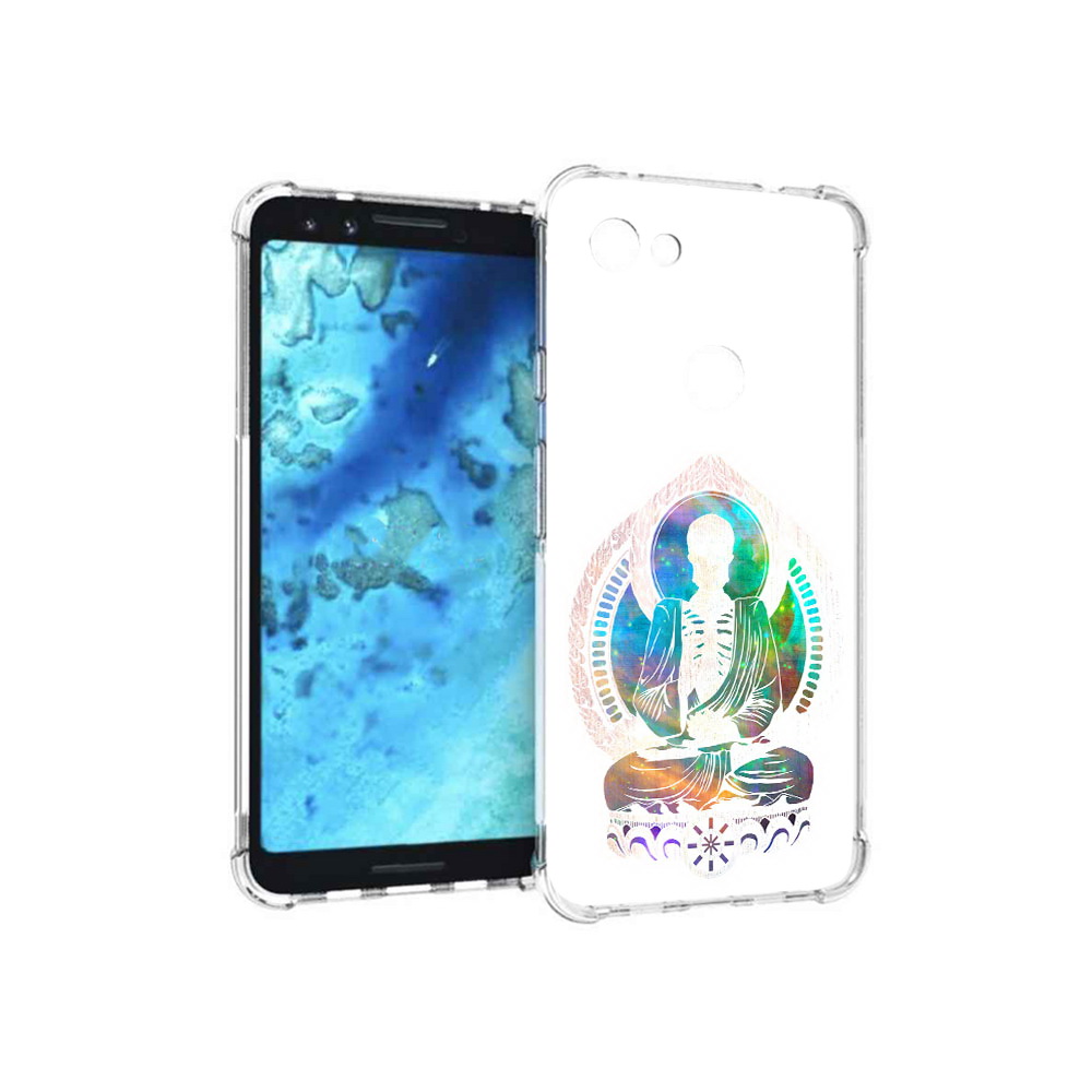 

Чехол MyPads Tocco для Google Pixel 3 умный скелет, Прозрачный, Tocco