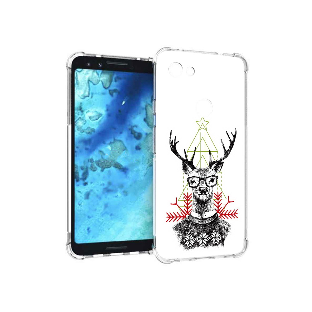 

Чехол MyPads Tocco для Google Pixel 3 умный олень, Прозрачный, Tocco