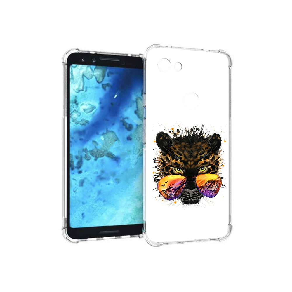 

Чехол MyPads Tocco для Google Pixel 3 тропический леопард, Прозрачный, Tocco