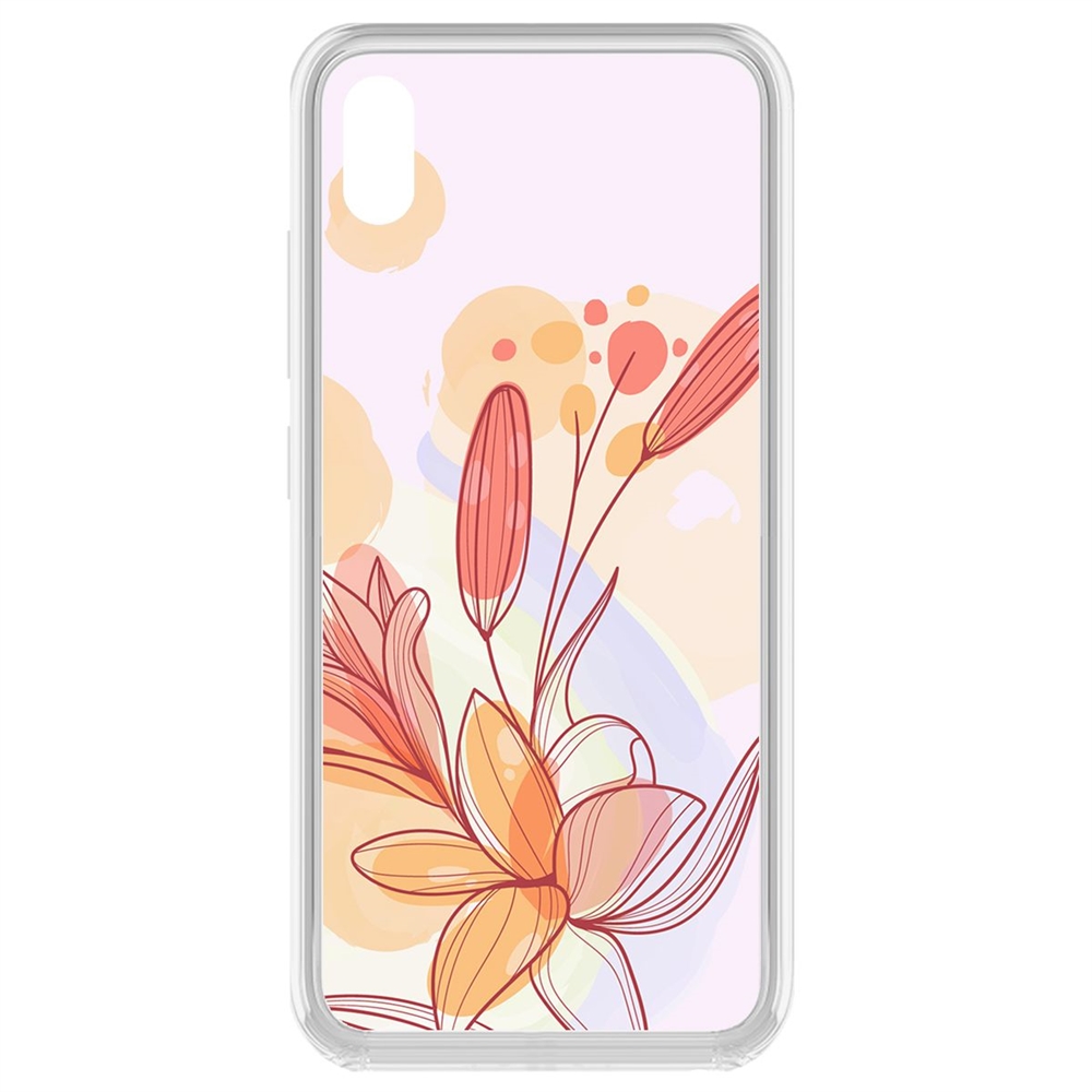 

Чехол-накладка Krutoff Clear Case Фантазия для Vivo Y91C, Прозрачный