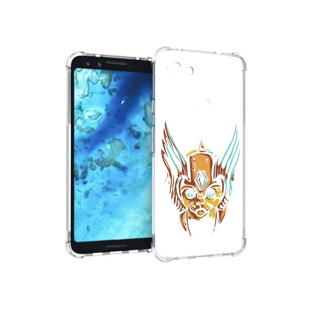 

Чехол MyPads Tocco для Google Pixel 3 тор абстракция, Прозрачный, Tocco