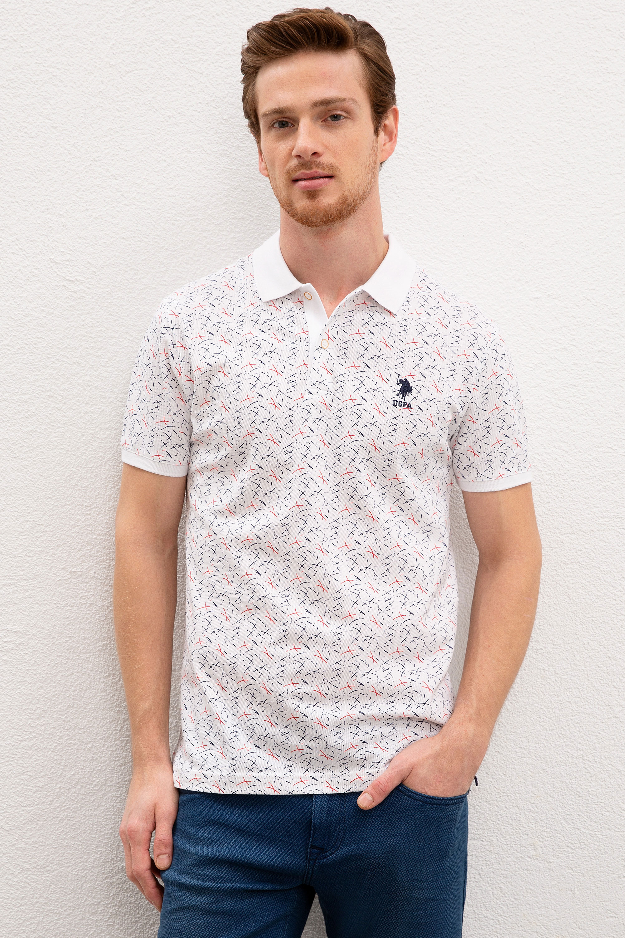 

Футболка мужская U.S. POLO Assn. G081SZ0110NESTOR белая XL, G081SZ0110NESTOR