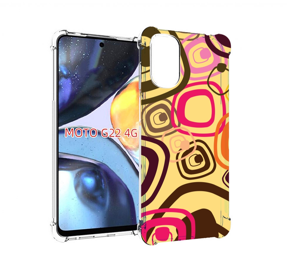 

Чехол MyPads абстракция-на-желтом-фоне для Motorola Moto G22 4G, Прозрачный, Tocco