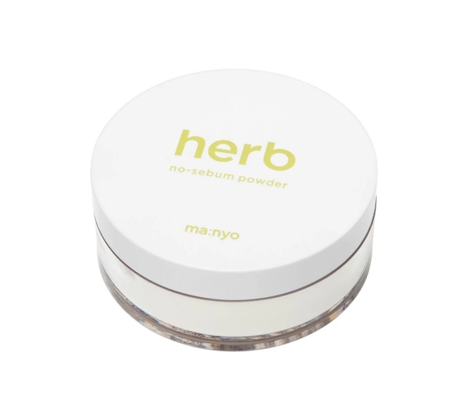 

Матирующая рассыпчатая пудра Manyo herb green no-sebum powder, 65 г