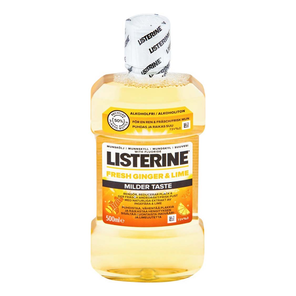 Ополаскиватель для полости рта Listerine Fresh имбирь-лайм 500 мл