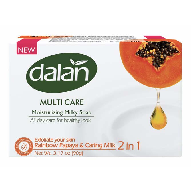

Натуральное мыло-уход Dalan Multi Care Солнечная папайя и молоко 150 г