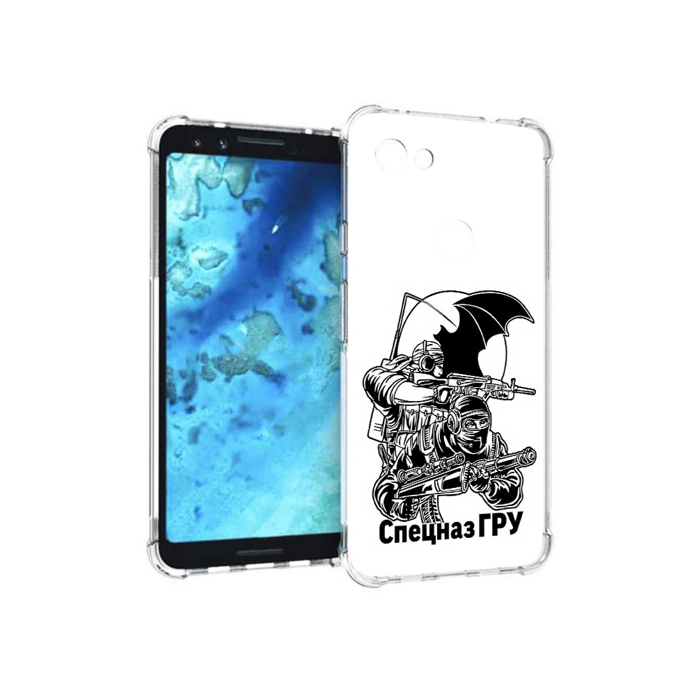 

Чехол MyPads Tocco для Google Pixel 3 спецназ гру, Прозрачный, Tocco