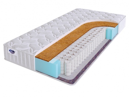 

Матрас SkySleep 100 x 230 ONE SIDE 4 S500, Белый, ONE SIDE 4 S500