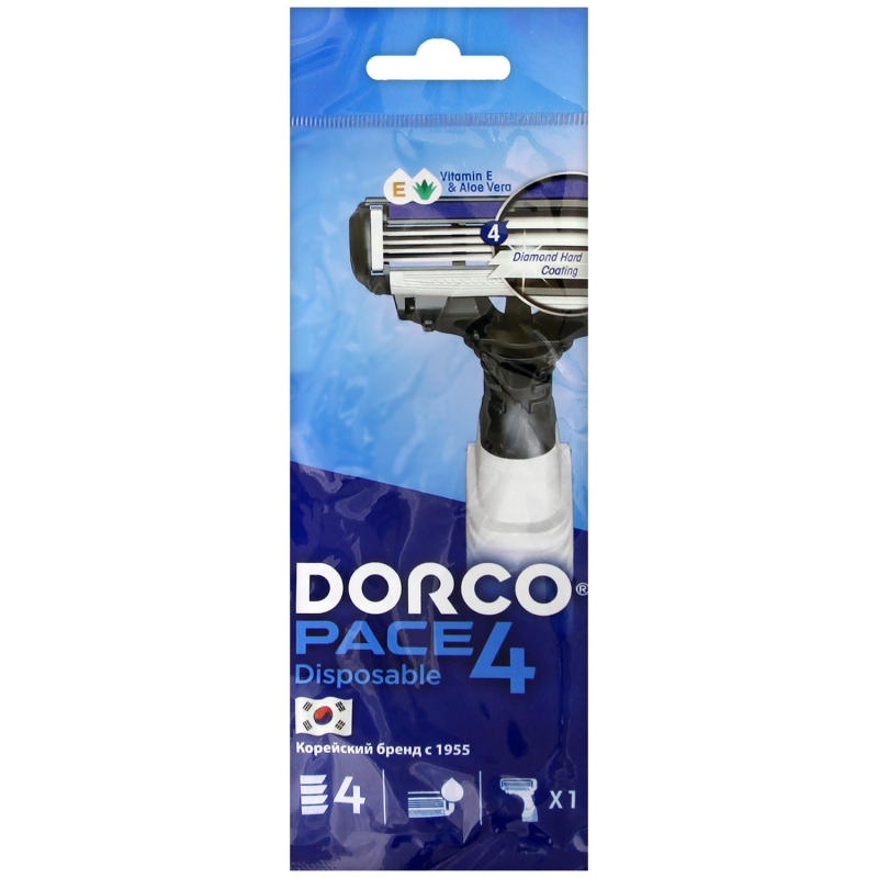 фото Станок для бритья dorco pace 4 blade disposable