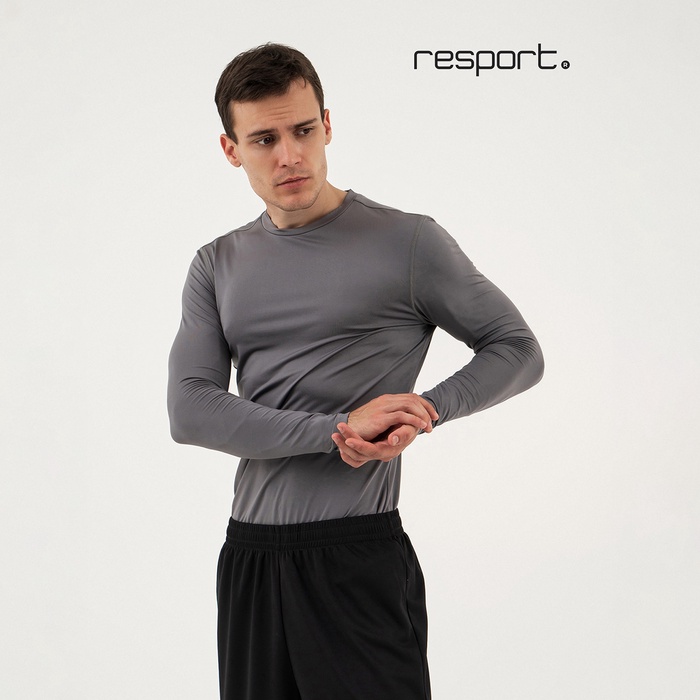 Рашгард мужской с дл. рукавом Resport, р. XXL, цвет серый