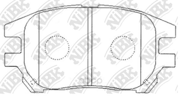 

Колодки тормозные NiBK передние PN1481