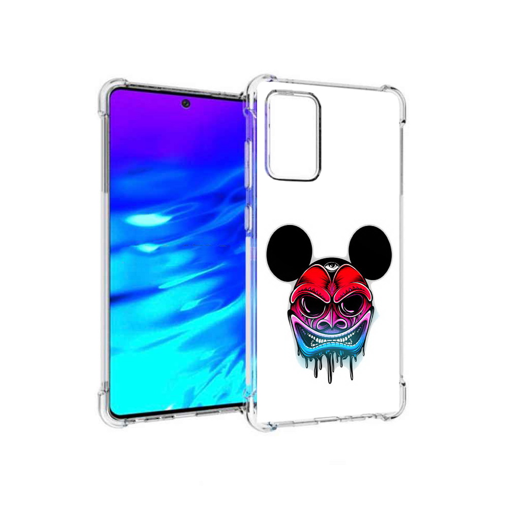 

Чехол MyPads Tocco для Samsung Galaxy A72 микки в маске (PT158633.553.473), Прозрачный, Tocco