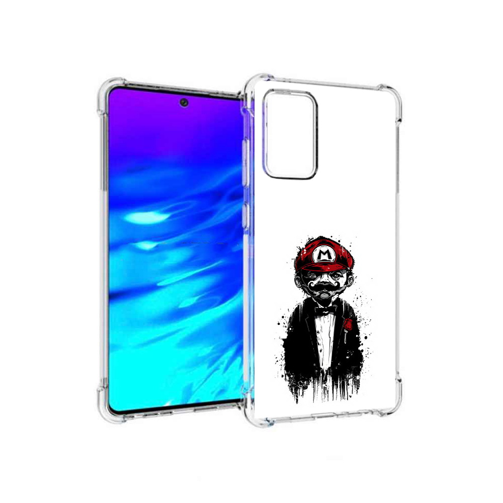 

Чехол MyPads Tocco для Samsung Galaxy A72 марио (PT158633.553.458), Прозрачный, Tocco