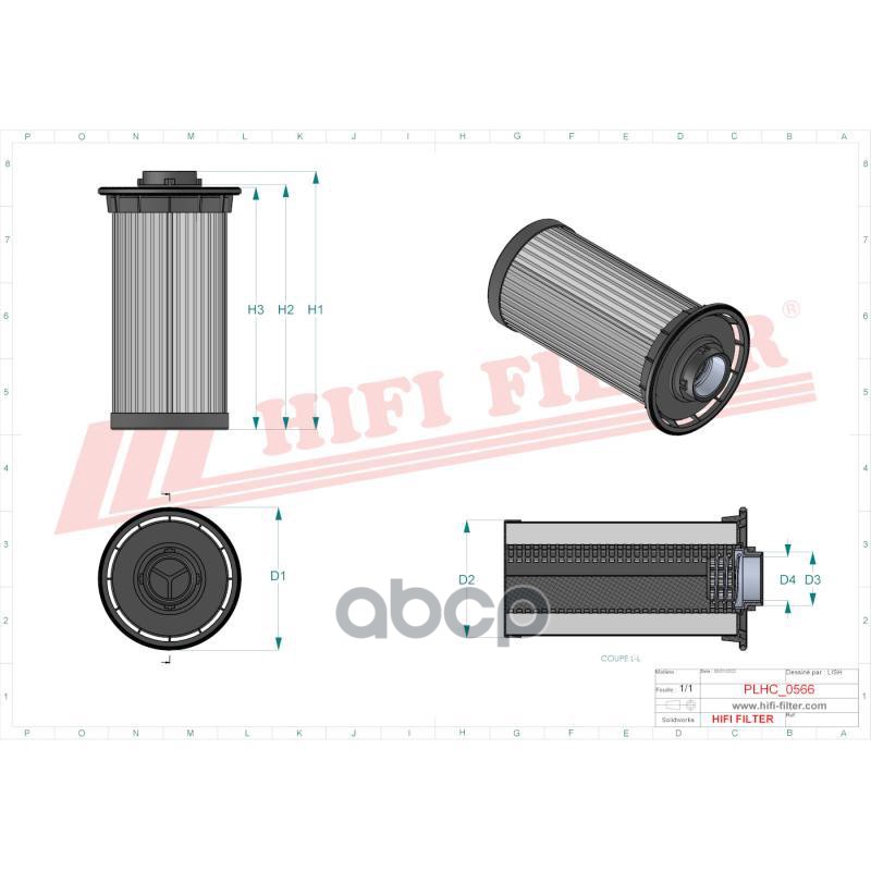 

Фильтр Гидравлический 5801445572/St30289/1268229 HIFI FILTER арт. SH74448