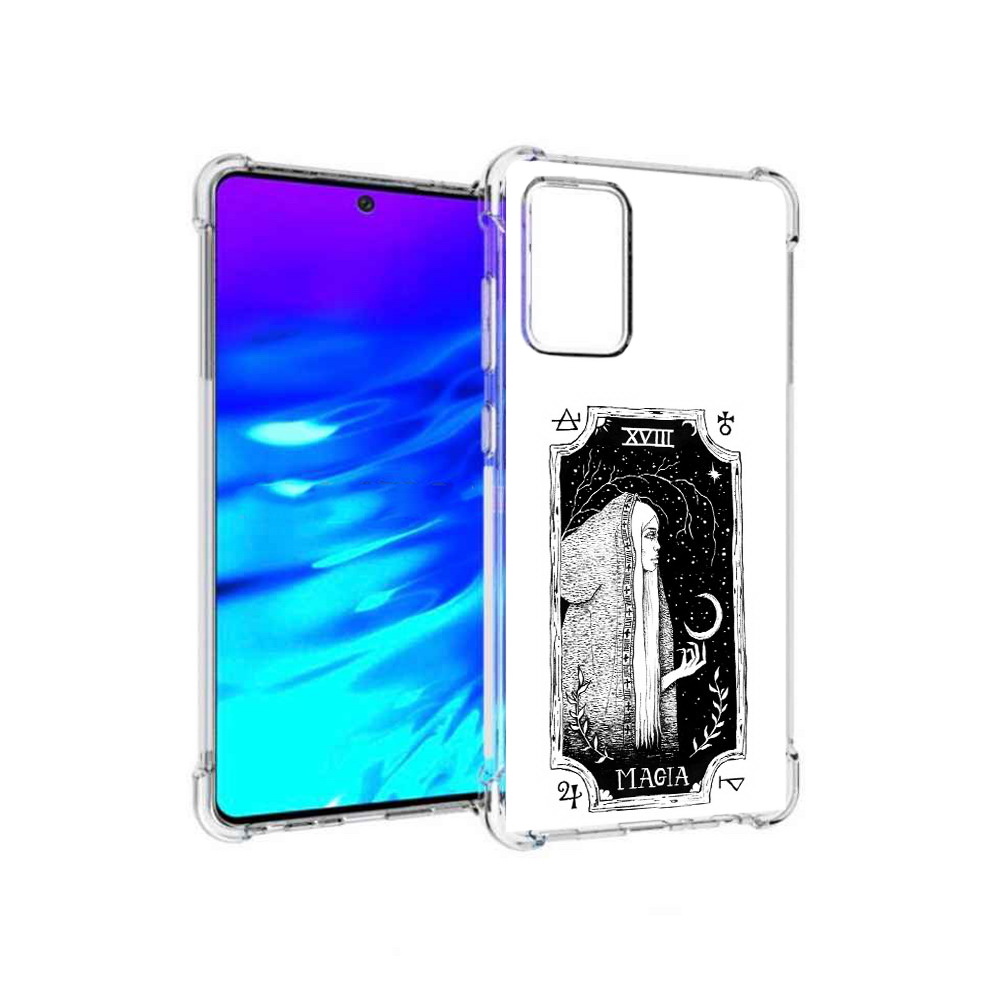 

Чехол MyPads Tocco для Samsung Galaxy A72 лунная магия (PT158633.553.447), Прозрачный, Tocco