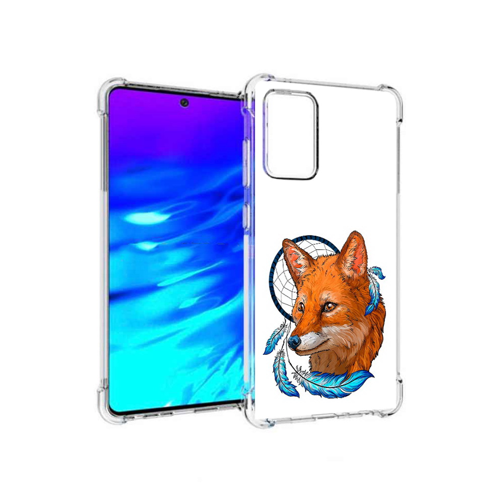 

Чехол MyPads Tocco для Samsung Galaxy A72 лиса и ловец снов (PT158633.553.438), Прозрачный, Tocco