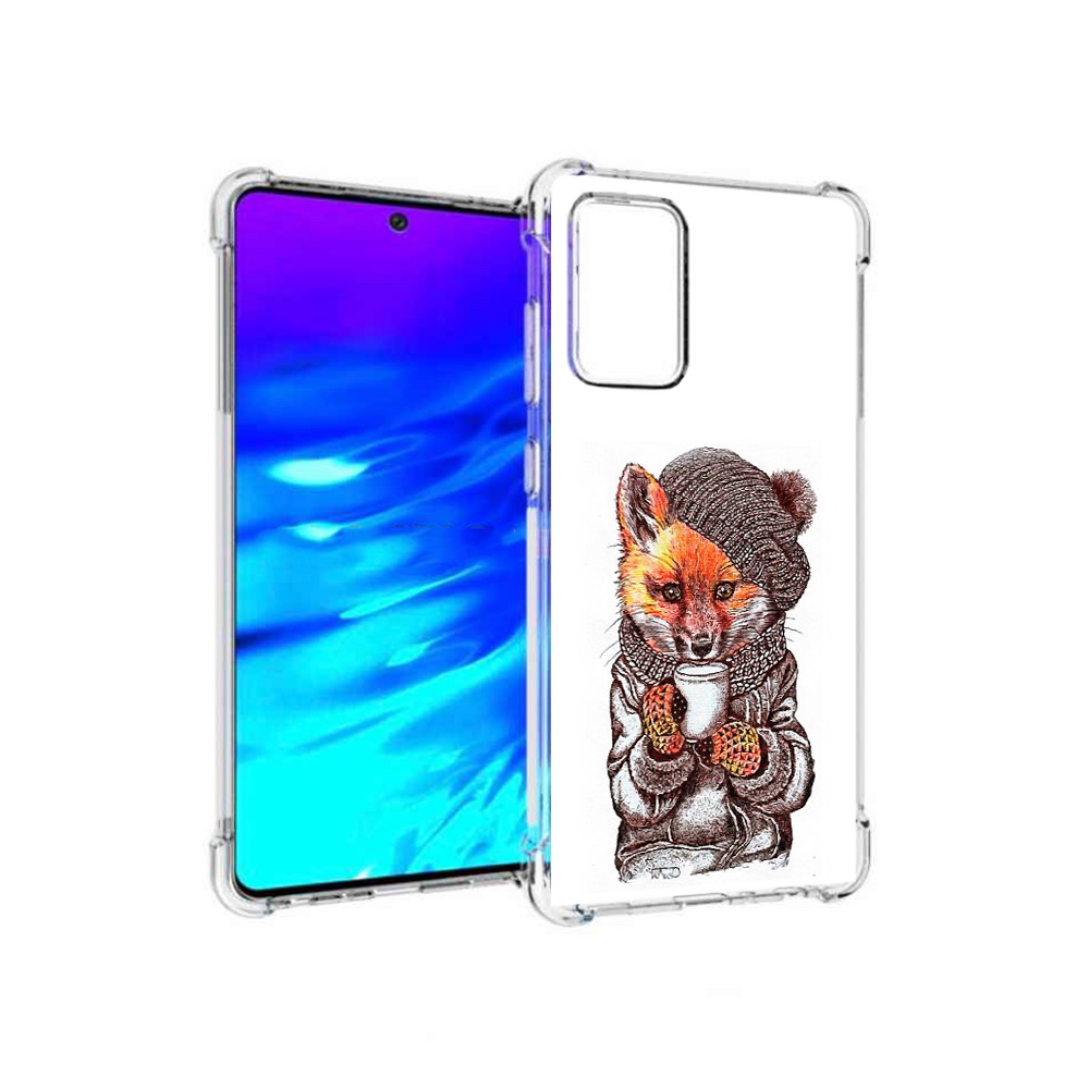 

Чехол MyPads Tocco для Samsung Galaxy A72 лиса в шапке (PT158633.553.437), Tocco