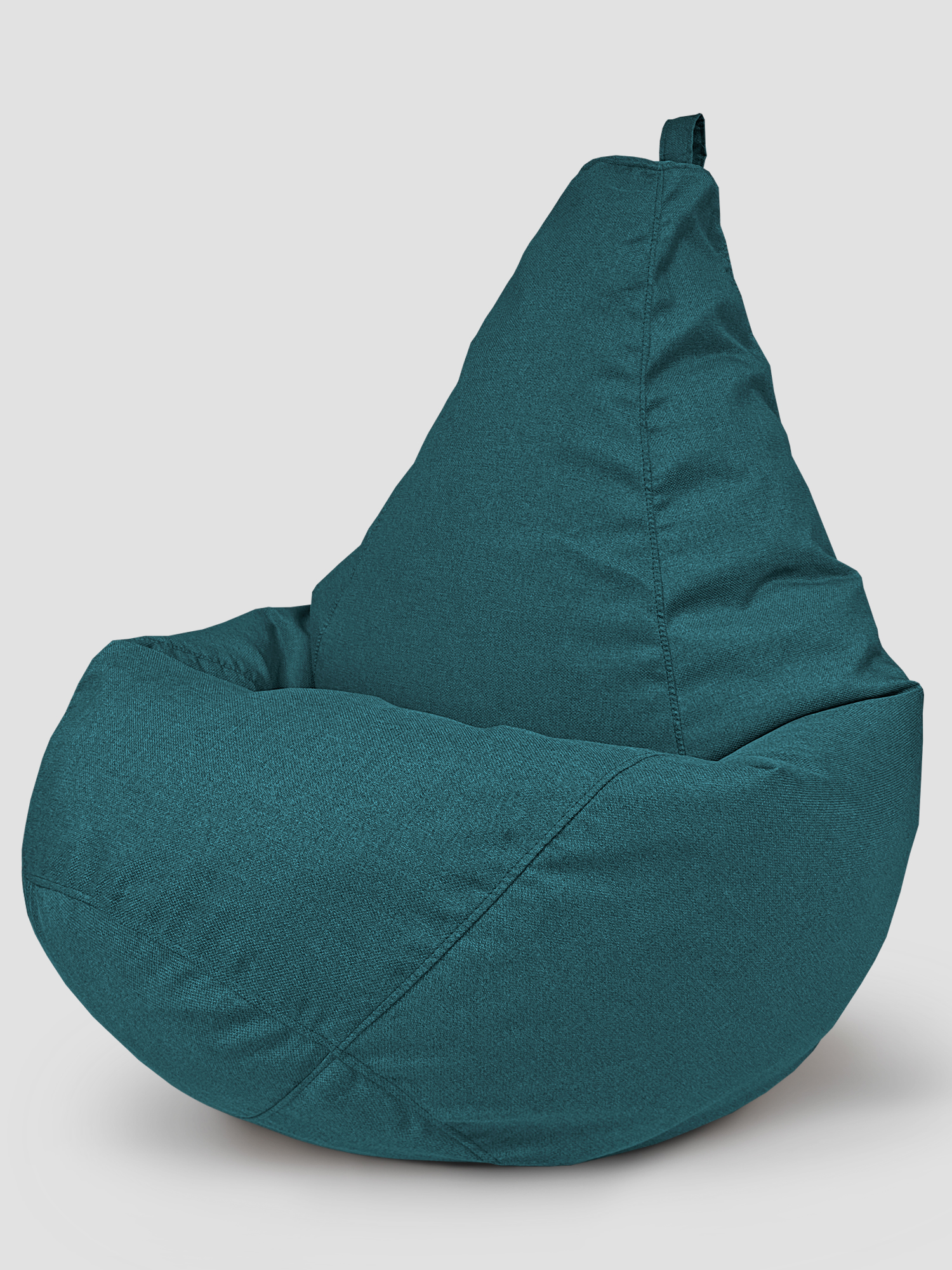 фото Кресло-мешок onpuff пуфик груша, размер xхxl, бирюзовый рогожка