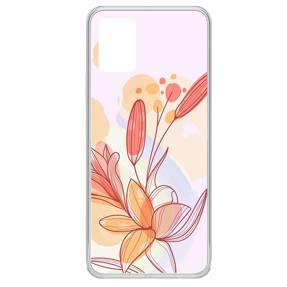 

Чехол-накладка Krutoff Clear Case Фантазия для Vivo V20