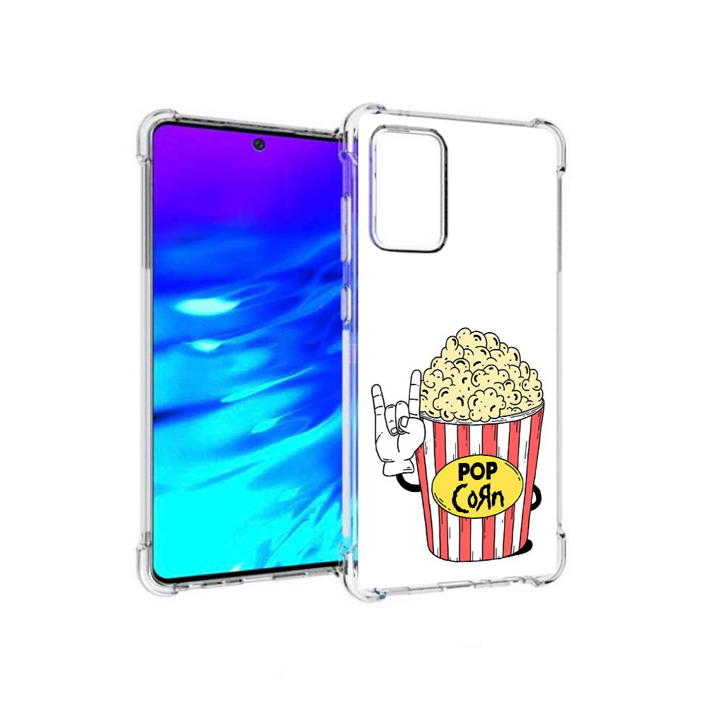 

Чехол MyPads Tocco для Samsung Galaxy A72 крутой попкорн (PT158633.553.427), Прозрачный, Tocco