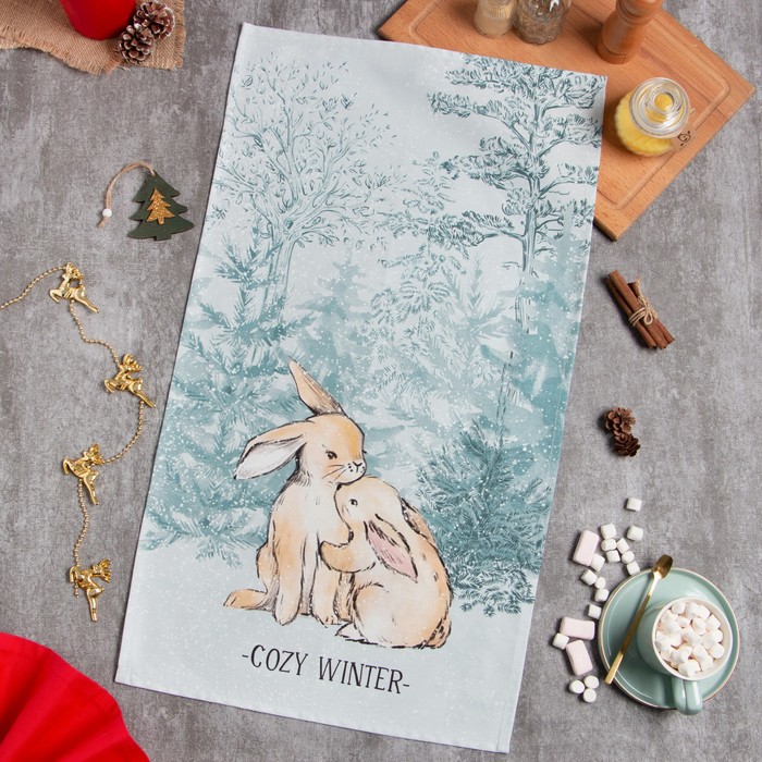 

Полотенце "Этель" Cozy winter 40х73 см, 100% хл, саржа 190 гр/м2