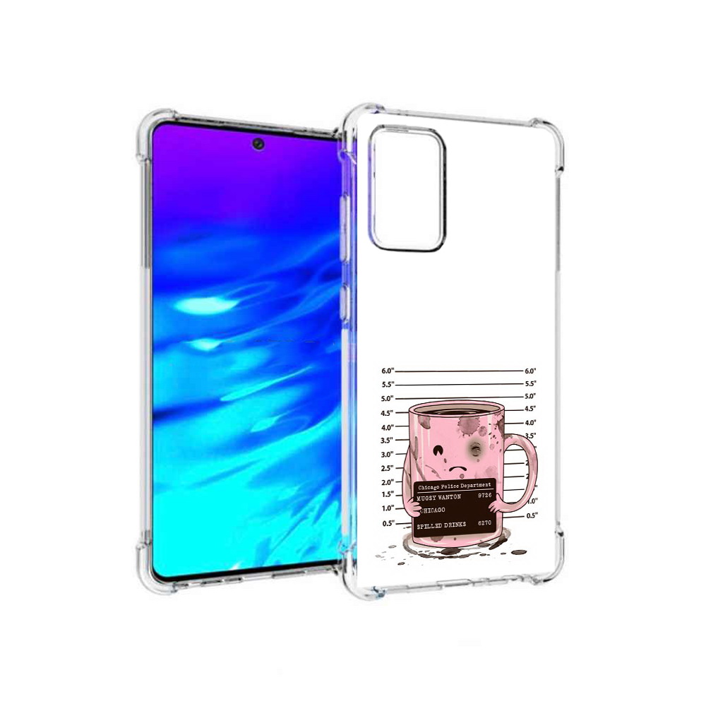 

Чехол MyPads Tocco для Samsung Galaxy A72 кружка (PT158633.553.420), Прозрачный, Tocco