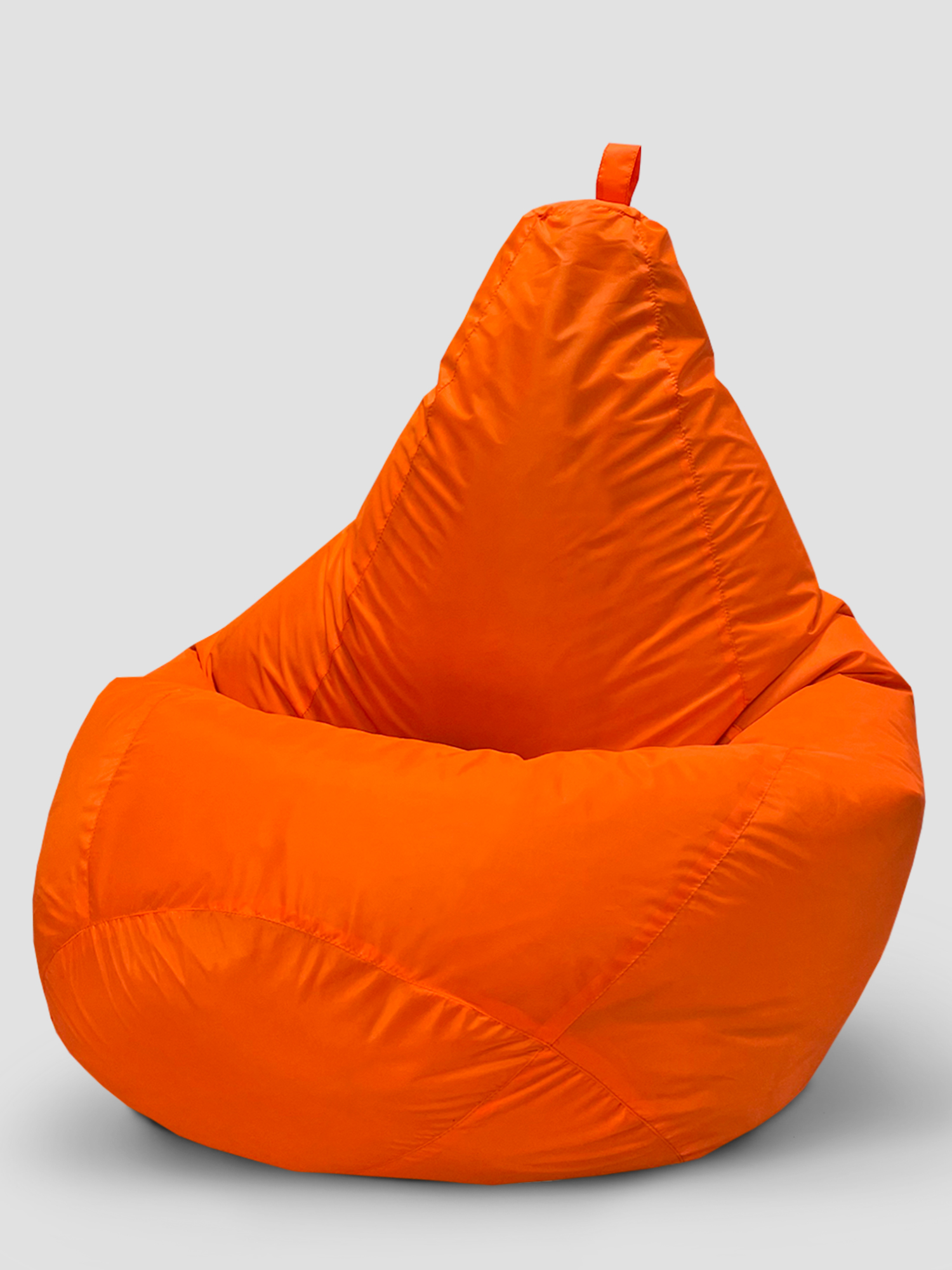 фото Кресло-мешок onpuff пуфик груша, размер xxxxl, оранжевый оксфорд