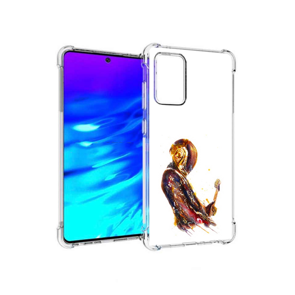 

Чехол MyPads Tocco для Samsung Galaxy A72 космо-музыкант (PT158633.553.393), Прозрачный, Tocco