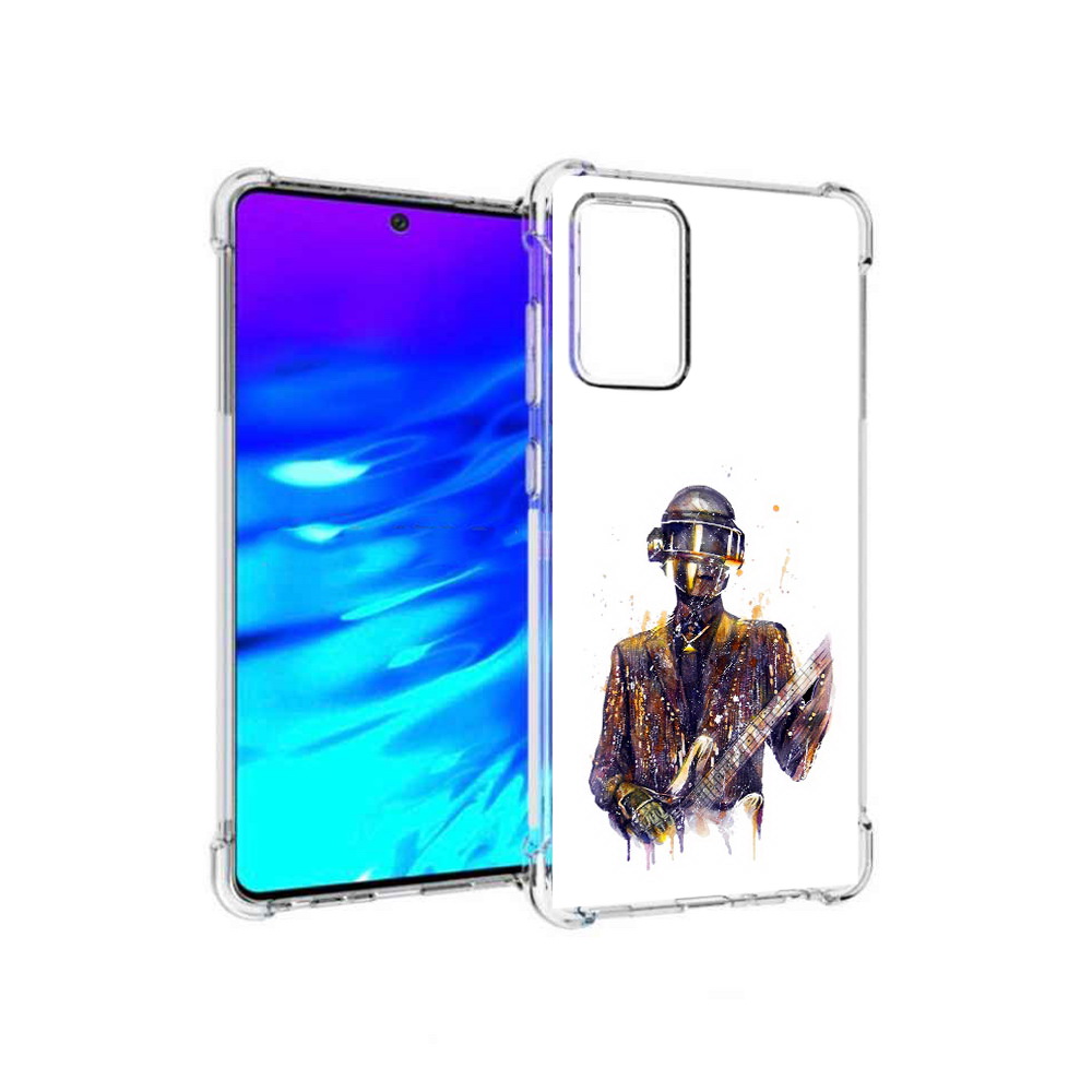

Чехол MyPads Tocco для Samsung Galaxy A72 космо-гитарист (PT158633.553.392), Прозрачный, Tocco