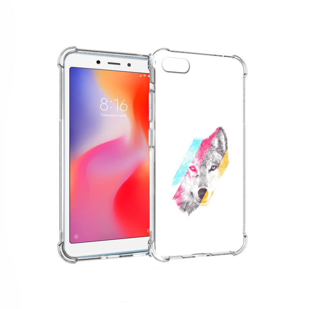 

Чехол MyPads Tocco для Xiaomi Redmi 6A волк градиент (PT113916.305.268), Прозрачный, Tocco