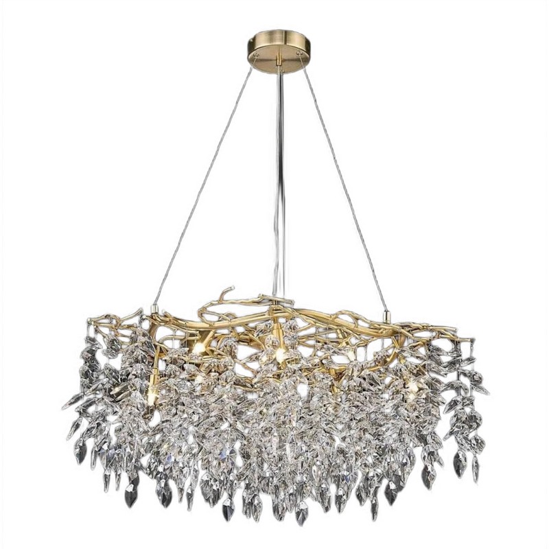 Подвес LVKsvet 021-600 GD D60H40-100 7хG9х9W