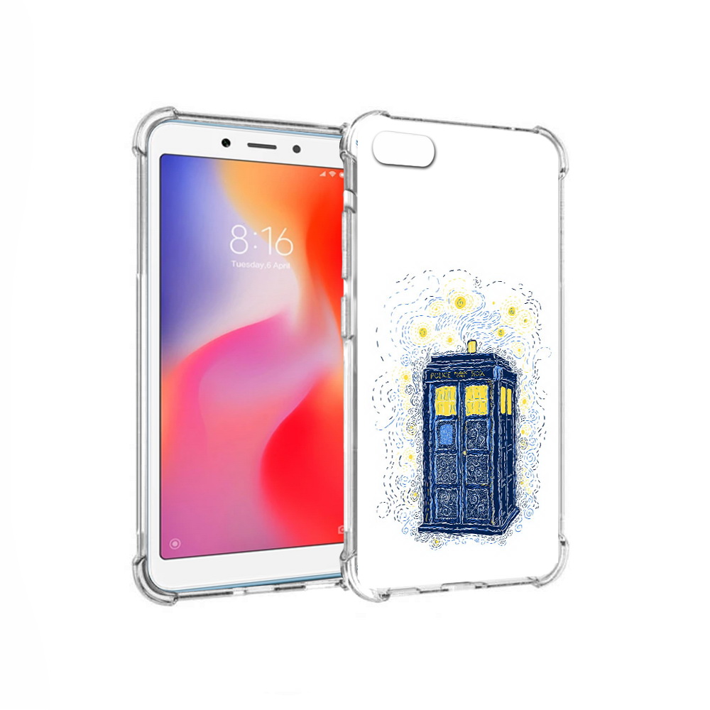 

Чехол MyPads Tocco для Xiaomi Redmi 6A будка рисунок (PT113916.305.249), Прозрачный, Tocco