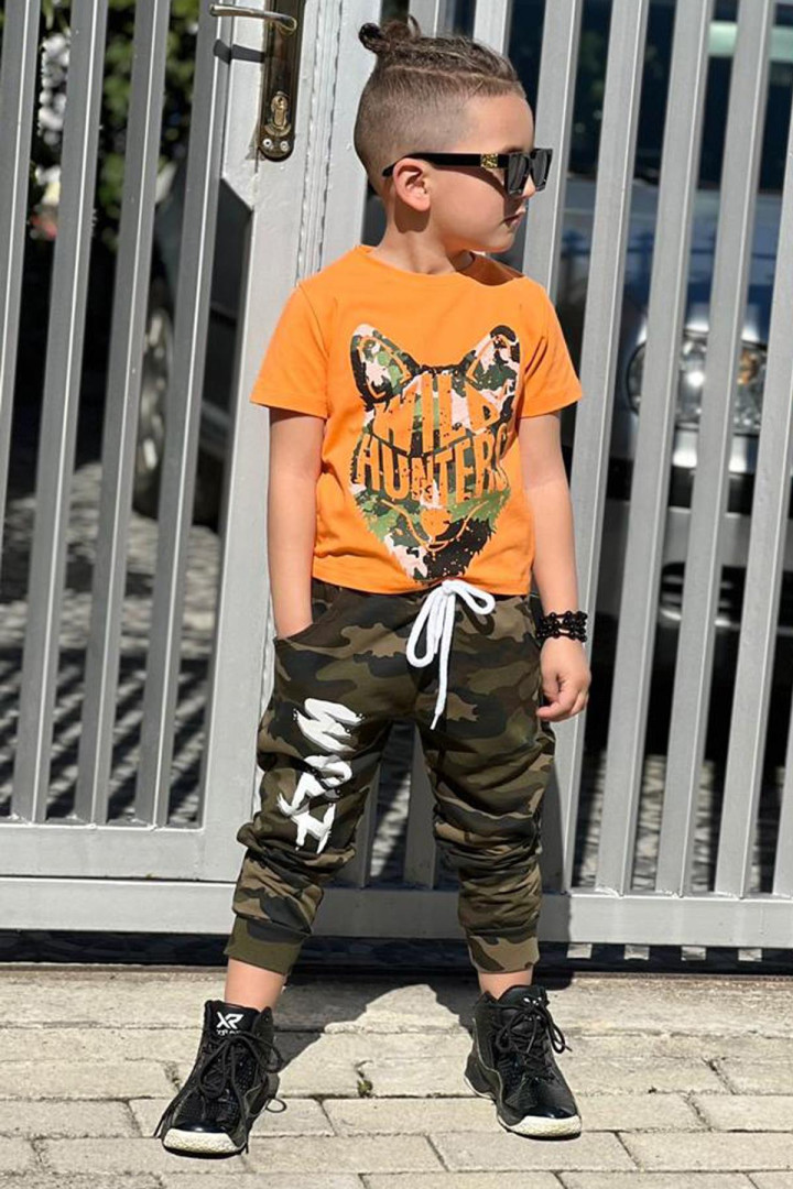 фото Спортивный костюм ricco tarz р. 5-6 лет оранжевый, 4221803001 (доставка из-за рубежа)