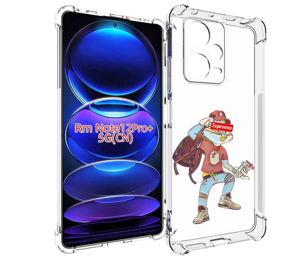 

Чехол MyPads моднявый-заяц детский для Xiaomi Redmi Note 12 Pro + Plus, Прозрачный, Tocco