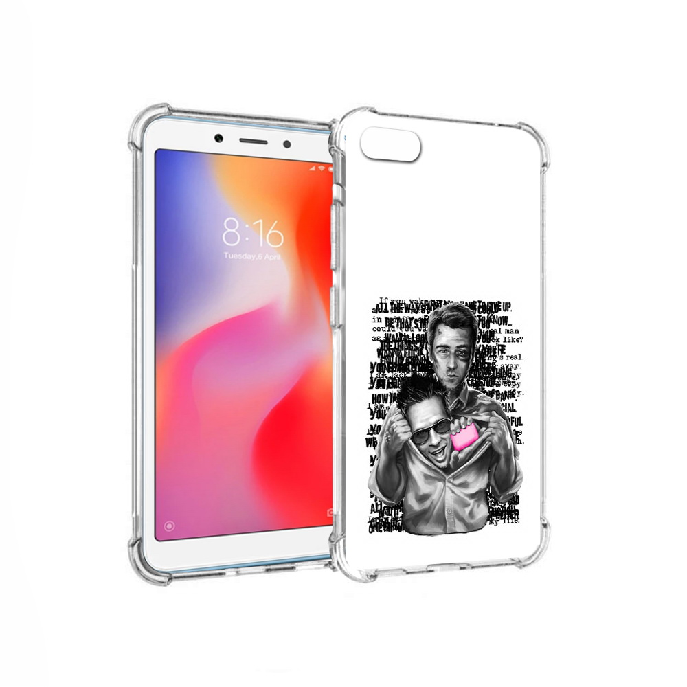 

Чехол MyPads Tocco для Xiaomi Redmi 6A бойцовский клуб (PT113916.305.242), Прозрачный, Tocco
